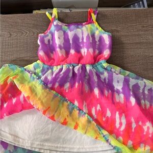 Vibrant Tie-Dye Dress